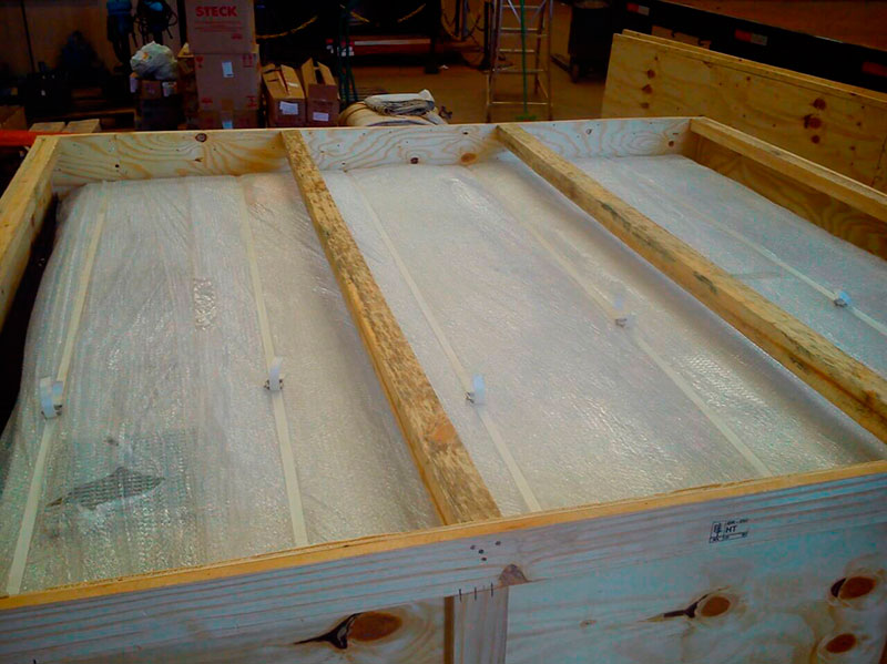 Fábrica caixote de madeira